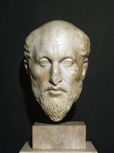 Plotinus büstü, c.350-70 (mermer)